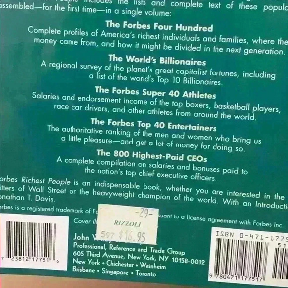 Forbes richest people book - Picture 3 of 3